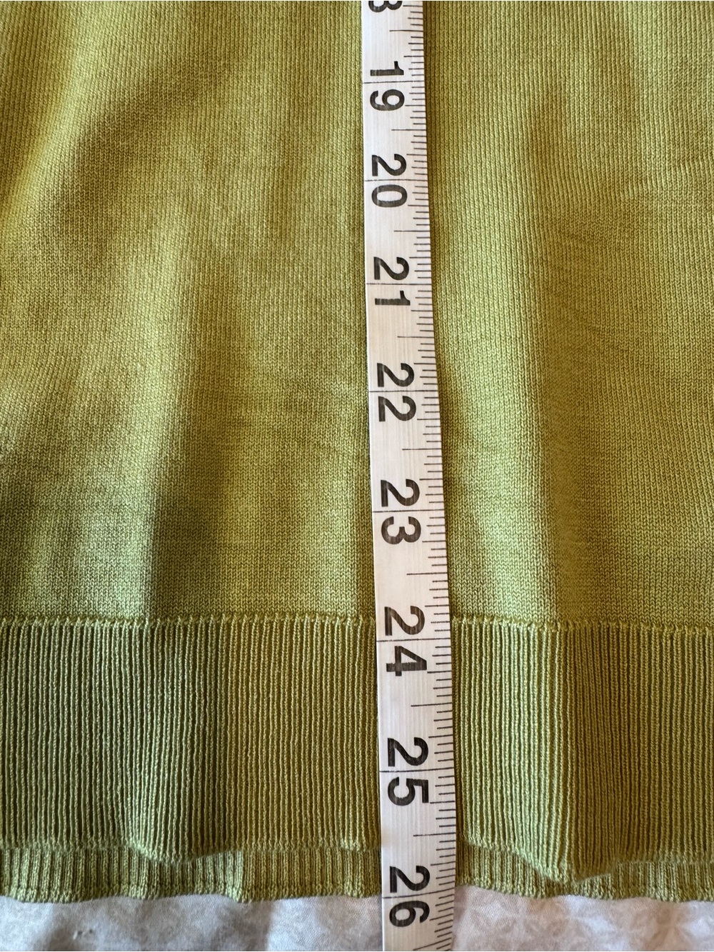 August Silk Olive Green Silk Blend Knit Top NWOT Size 3X - Picture 7 of 11